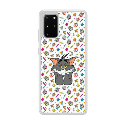 Tom and Jerry Bored Tom Samsung Galaxy S20 Plus Case-Oxvistore