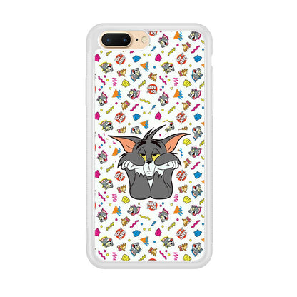 Tom and Jerry Bored Tom iPhone 8 Plus Case-Oxvistore