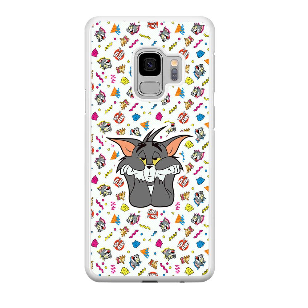 Tom and Jerry Bored Tom Samsung Galaxy S9 Case-Oxvistore