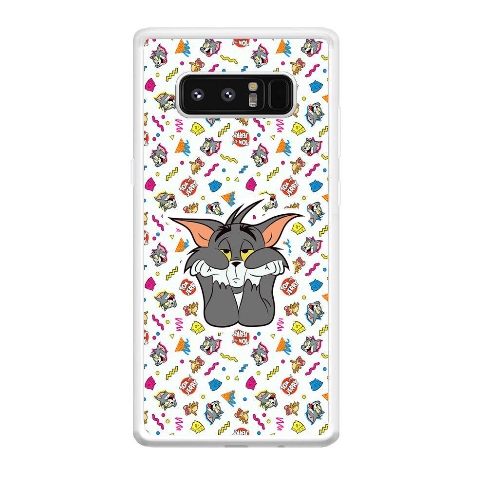 Tom and Jerry Bored Tom Samsung Galaxy Note 8 Case-Oxvistore