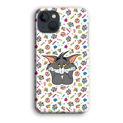 Tom and Jerry Bored Tom iPhone 14 Case-Oxvistore