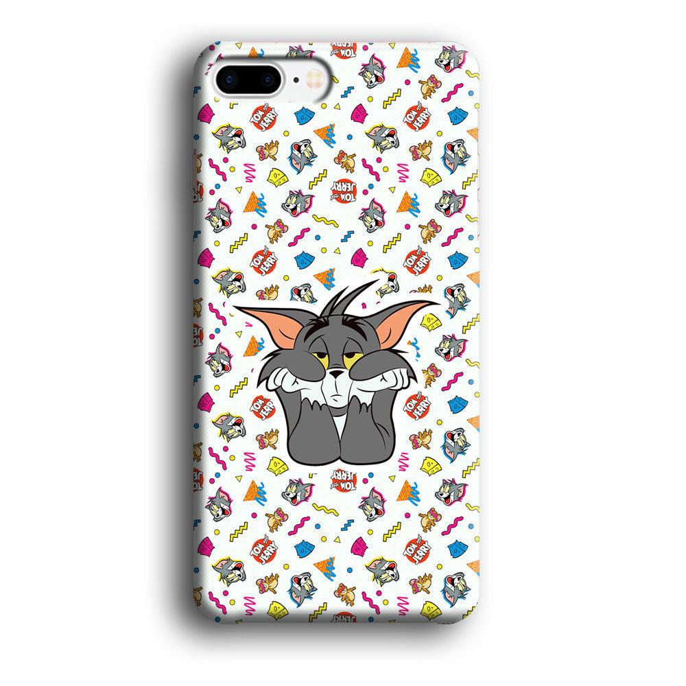 Tom and Jerry Bored Tom iPhone 7 Plus Case-Oxvistore