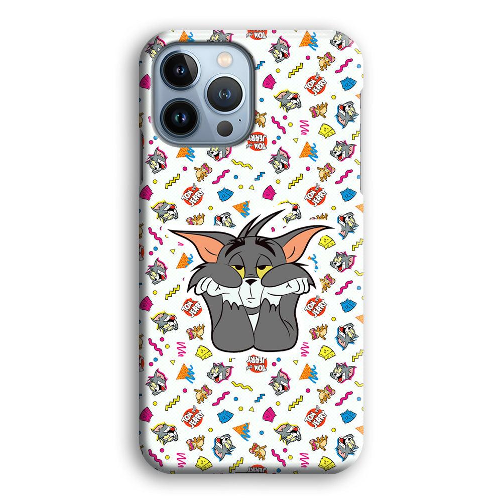 Tom and Jerry Bored Tom iPhone 15 Pro Max Case-Oxvistore