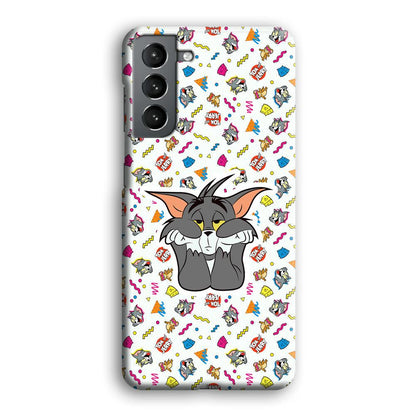 Tom and Jerry Bored Tom Samsung Galaxy S21 Plus Case-Oxvistore