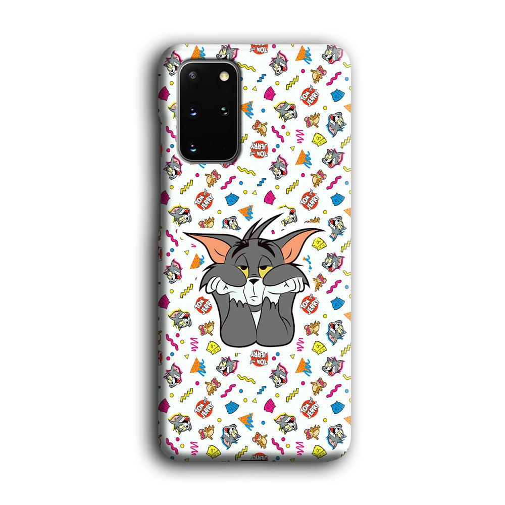 Tom and Jerry Bored Tom Samsung Galaxy S20 Plus Case-Oxvistore