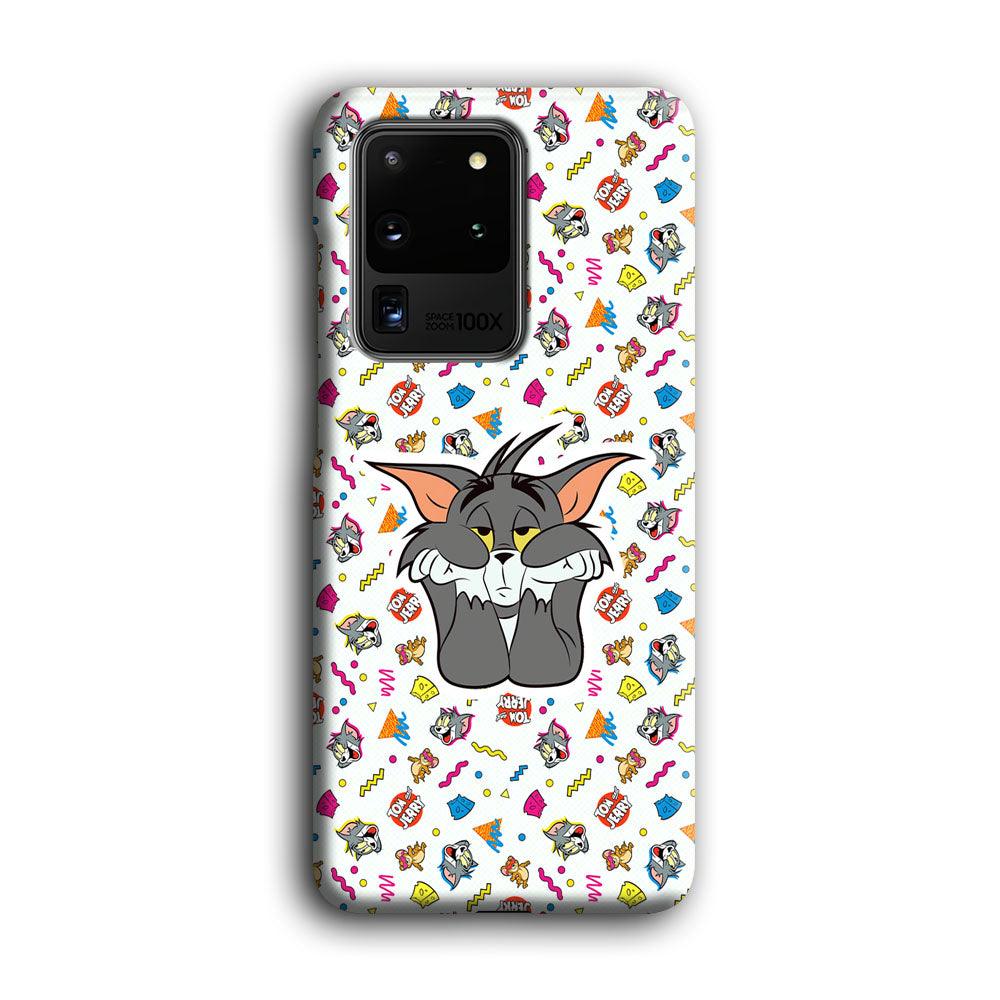 Tom and Jerry Bored Tom Samsung Galaxy S20 Ultra Case-Oxvistore