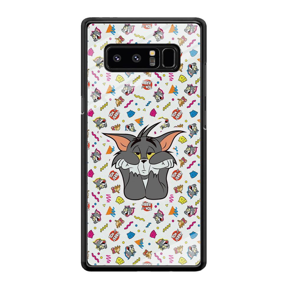 Tom and Jerry Bored Tom Samsung Galaxy Note 8 Case-Oxvistore