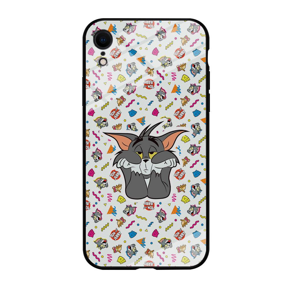 Tom and Jerry Bored Tom iPhone XR Case-Oxvistore