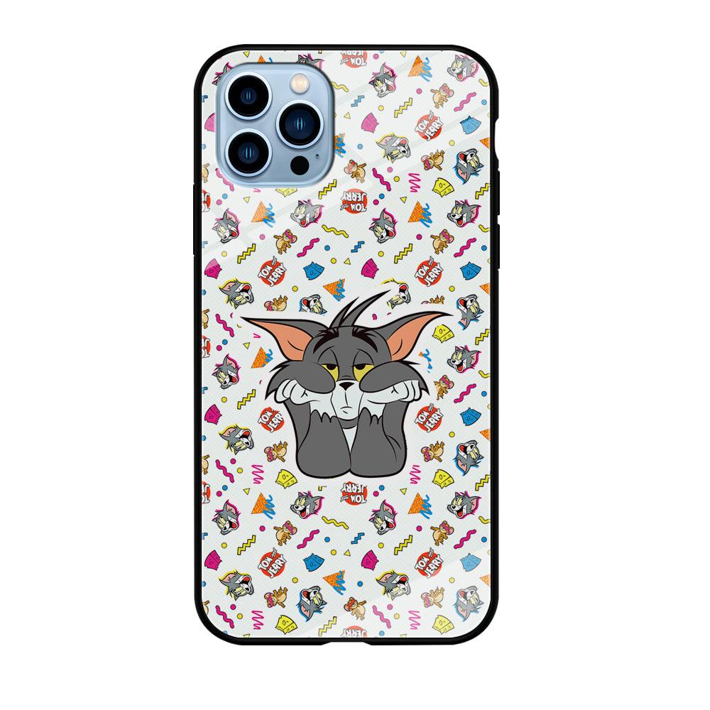 Tom and Jerry Bored Tom iPhone 12 Pro Max Case-Oxvistore