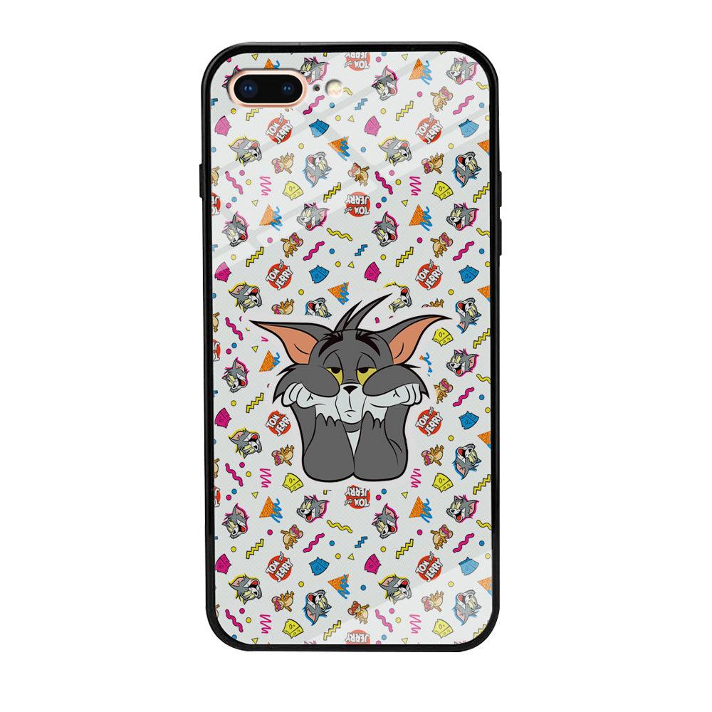 Tom and Jerry Bored Tom iPhone 8 Plus Case-Oxvistore