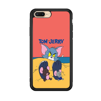 Tom and Jerry Enjoy at The Beach iPhone 8 Plus Case-Oxvistore