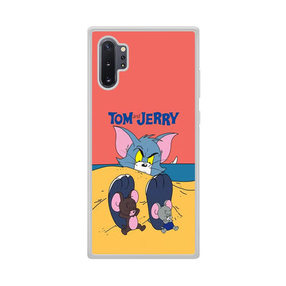 Tom and Jerry Enjoy at The Beach Samsung Galaxy Note 10 Plus Case-Oxvistore