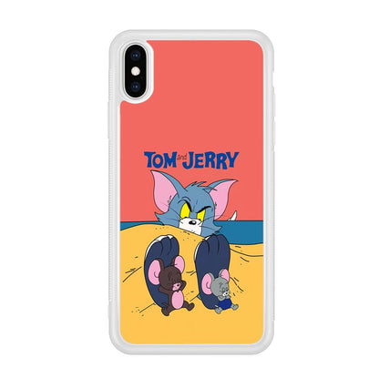 Tom and Jerry Enjoy at The Beach iPhone XS Case-Oxvistore