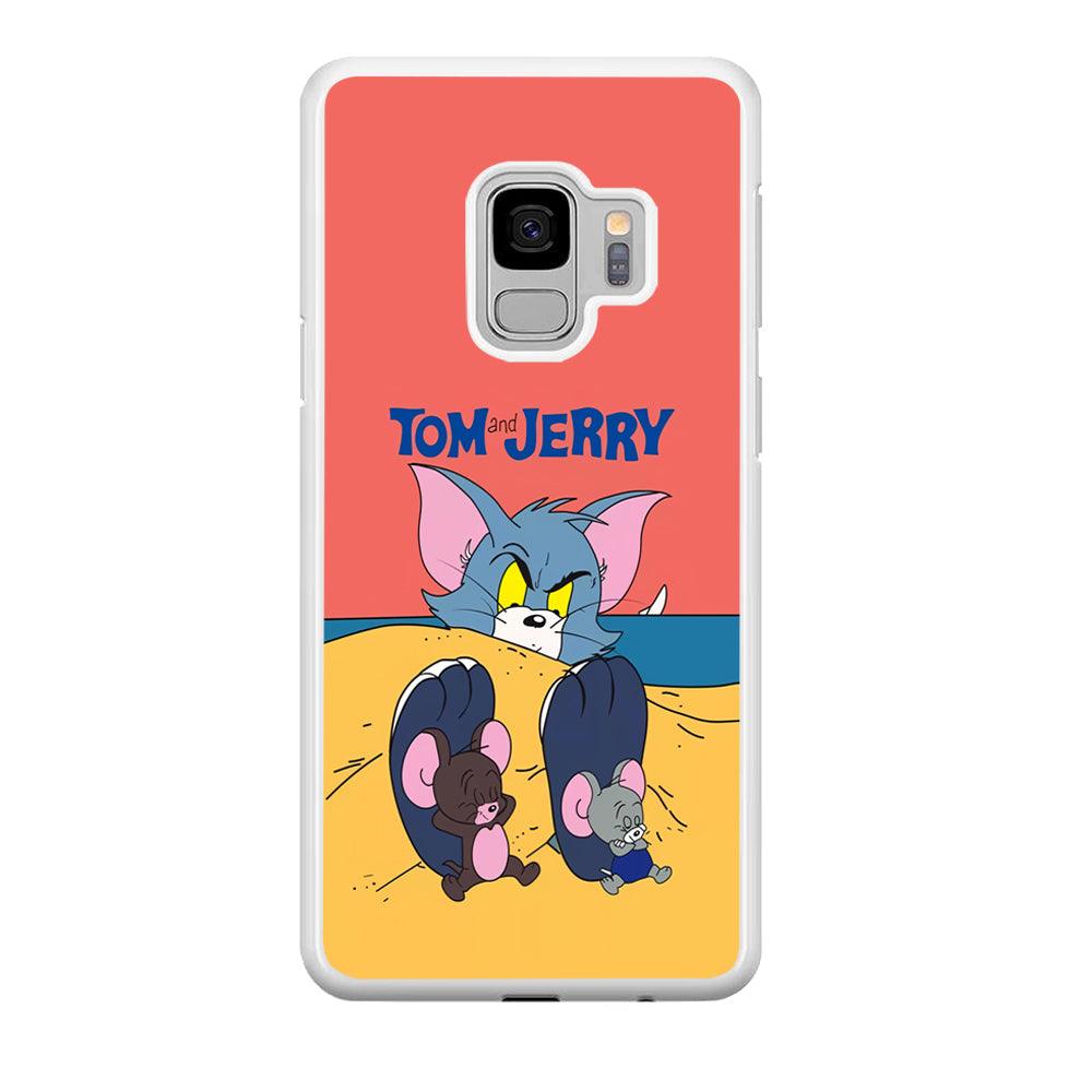 Tom and Jerry Enjoy at The Beach Samsung Galaxy S9 Case-Oxvistore