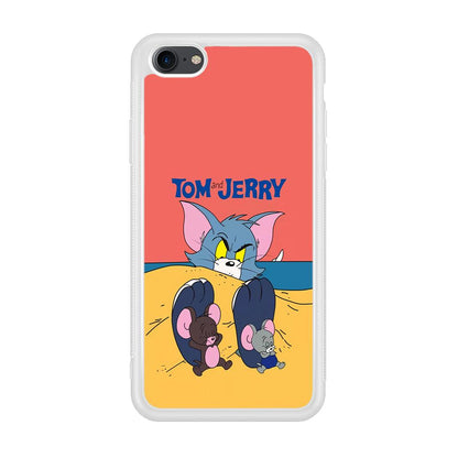 Tom and Jerry Enjoy at The Beach iPhone 8 Case-Oxvistore