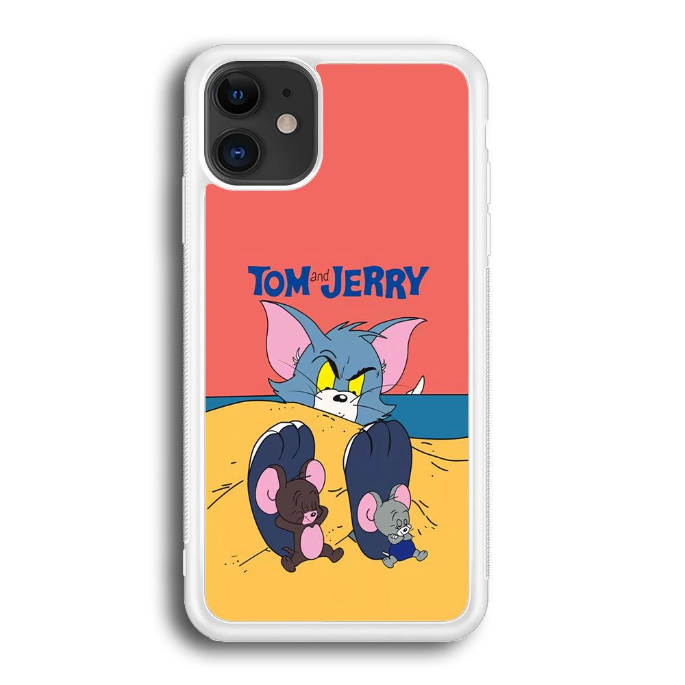 Tom and Jerry Enjoy at The Beach iPhone 12 Case-Oxvistore