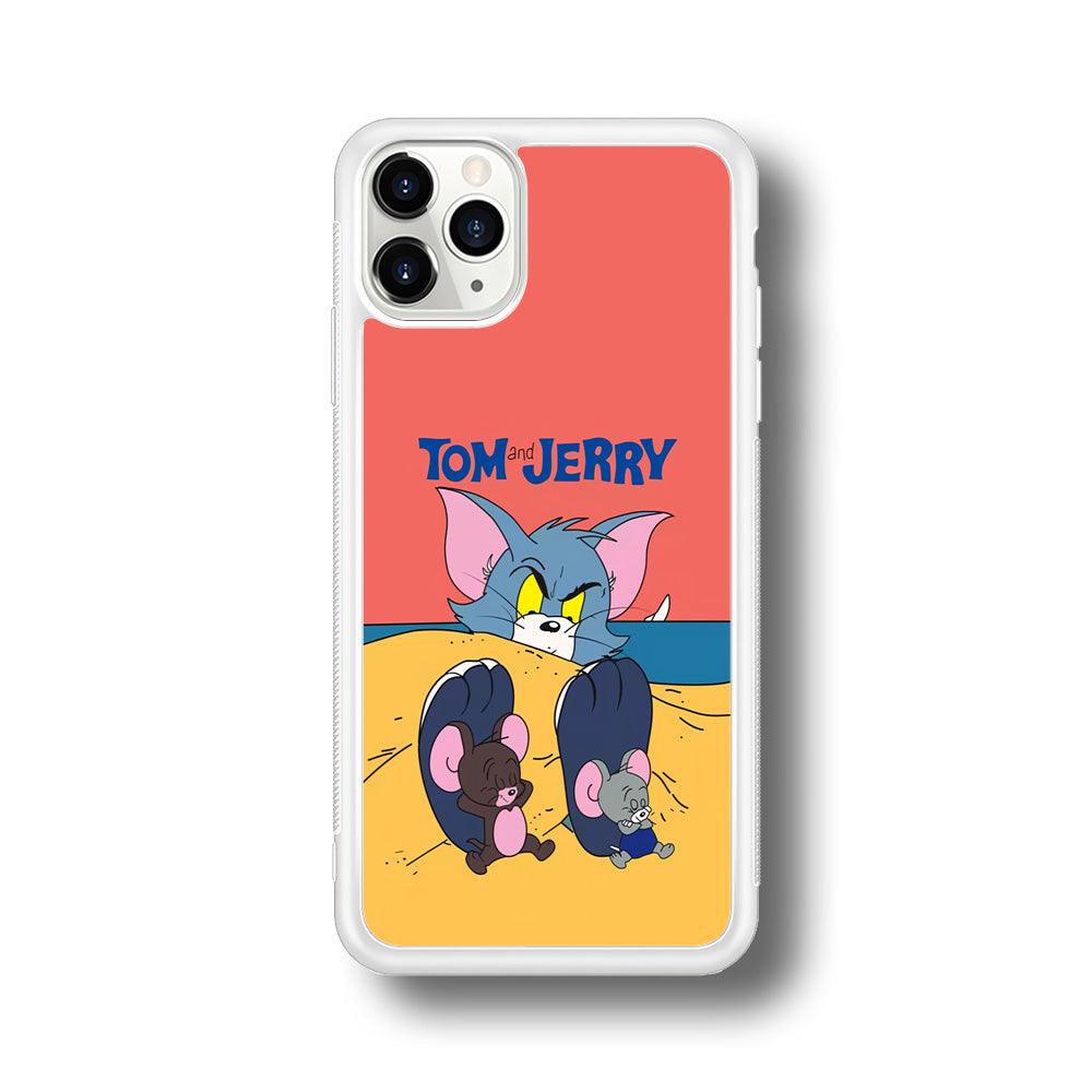 Tom and Jerry Enjoy at The Beach iPhone 11 Pro Max Case-Oxvistore