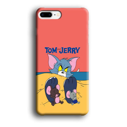 Tom and Jerry Enjoy at The Beach iPhone 8 Plus Case-Oxvistore