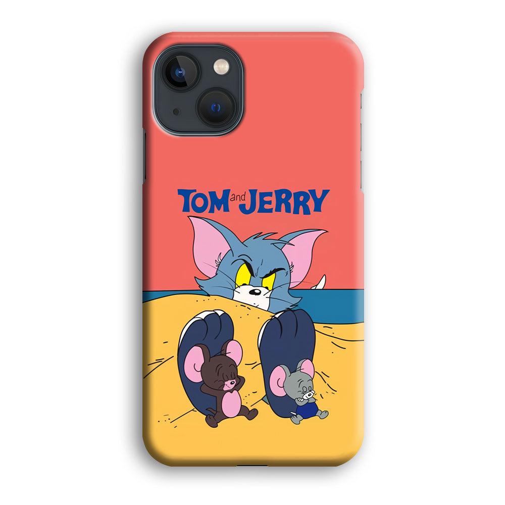 Tom and Jerry Enjoy at The Beach iPhone 13 Case-Oxvistore