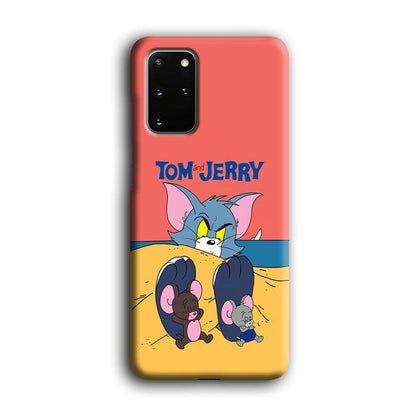 Tom and Jerry Enjoy at The Beach Samsung Galaxy S20 Plus Case-Oxvistore