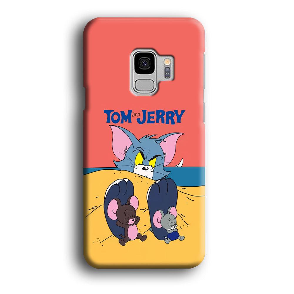 Tom and Jerry Enjoy at The Beach Samsung Galaxy S9 Case-Oxvistore