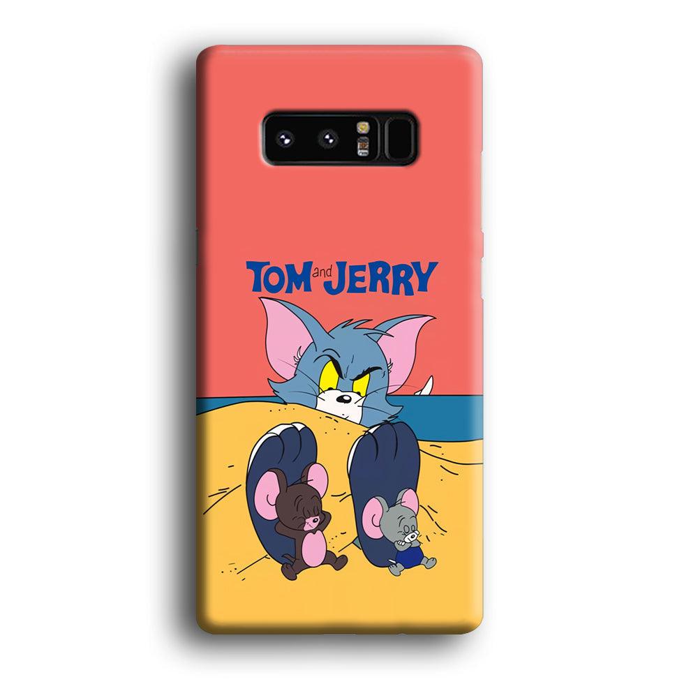 Tom and Jerry Enjoy at The Beach Samsung Galaxy Note 8 Case-Oxvistore