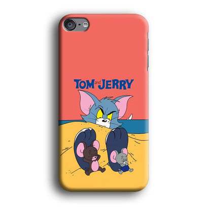 Tom and Jerry Enjoy at The Beach iPod Touch 6 Case-Oxvistore