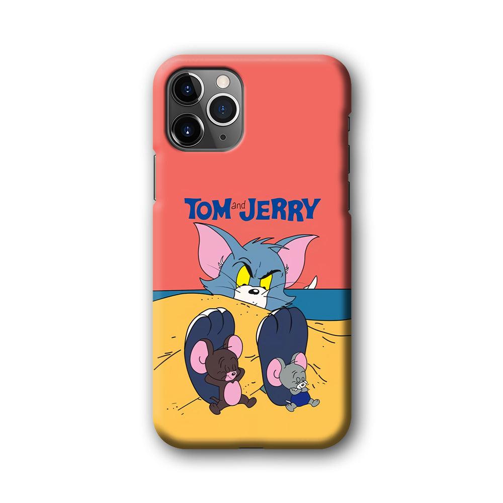 Tom and Jerry Enjoy at The Beach iPhone 11 Pro Max Case-Oxvistore