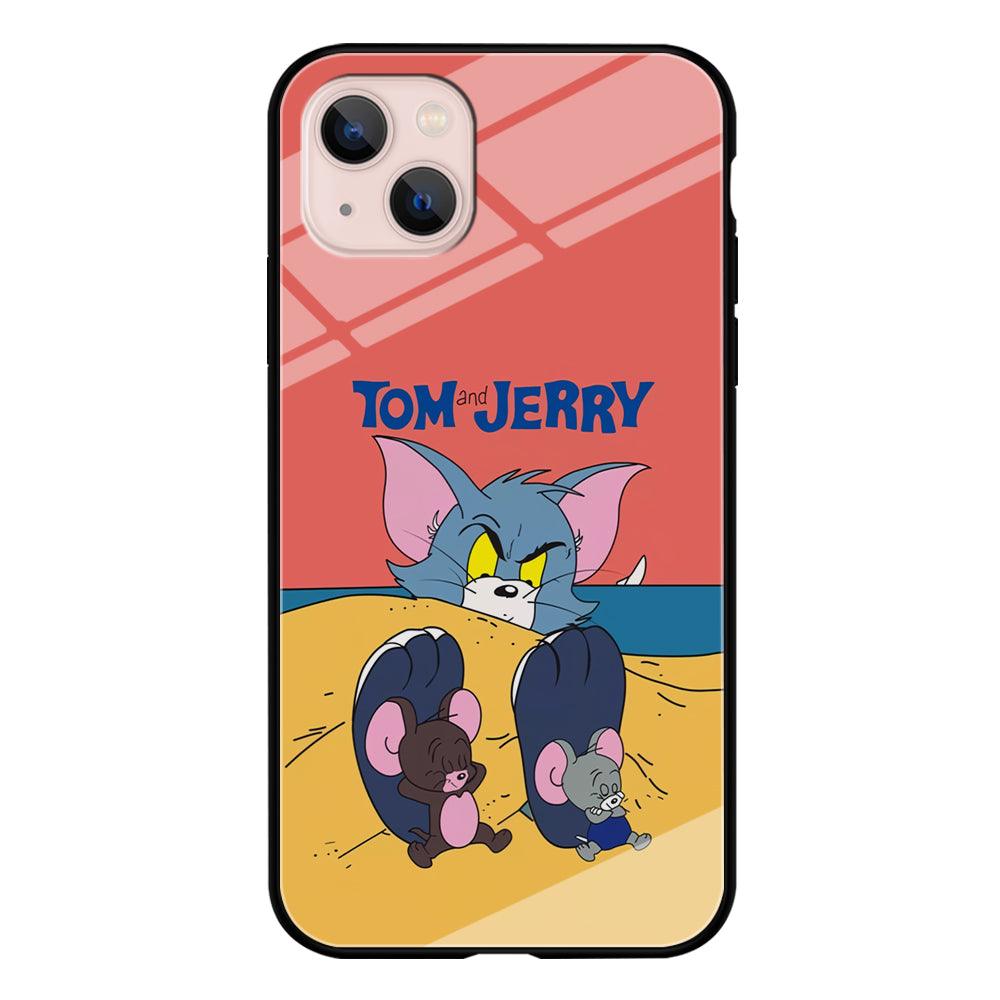 Tom and Jerry Enjoy at The Beach iPhone 13 Case-Oxvistore