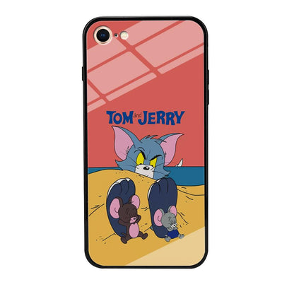 Tom and Jerry Enjoy at The Beach iPhone 7 Case-Oxvistore