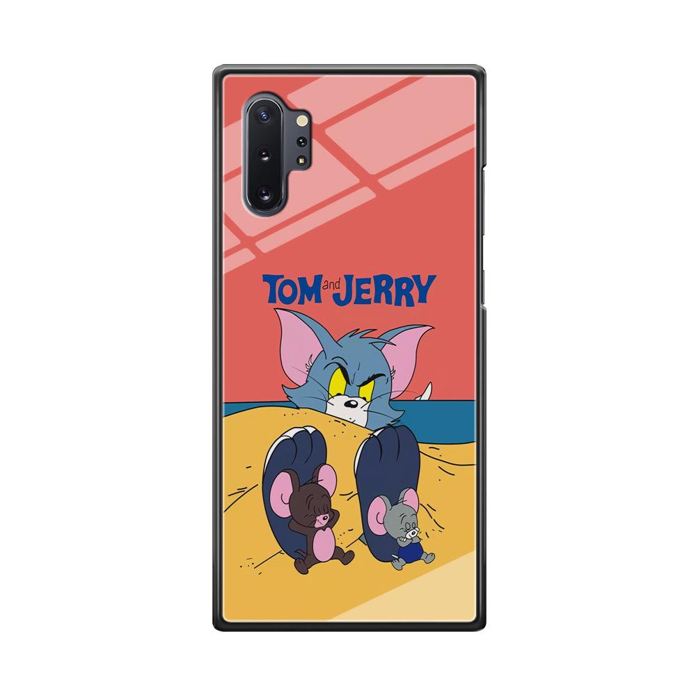 Tom and Jerry Enjoy at The Beach Samsung Galaxy Note 10 Plus Case-Oxvistore