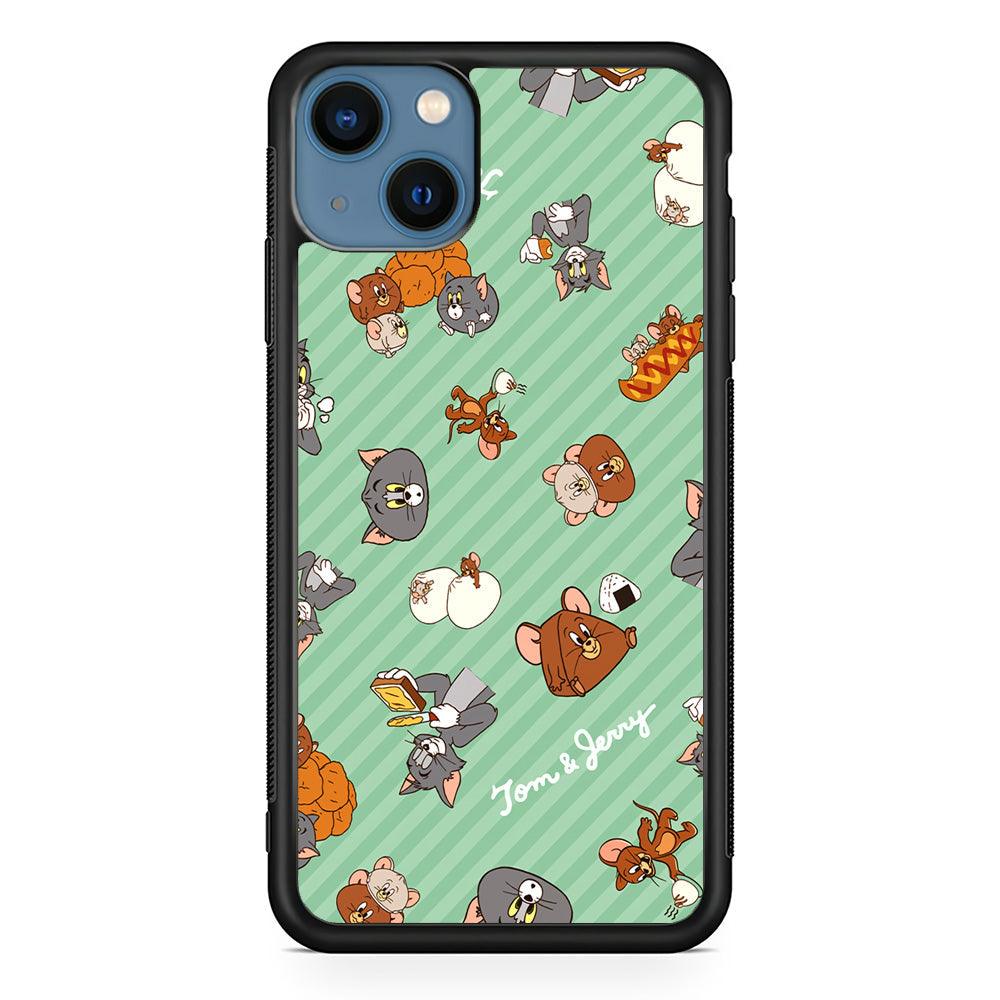 Tom and Jerry Food Imagination iPhone 15 Case-Oxvistore