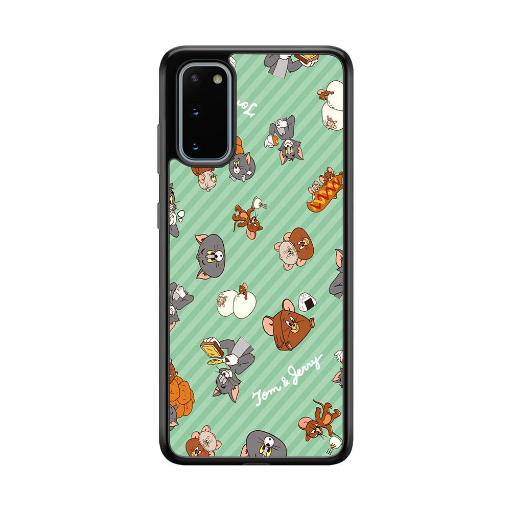 Tom and Jerry Food Imagination Samsung Galaxy S20 Case-Oxvistore