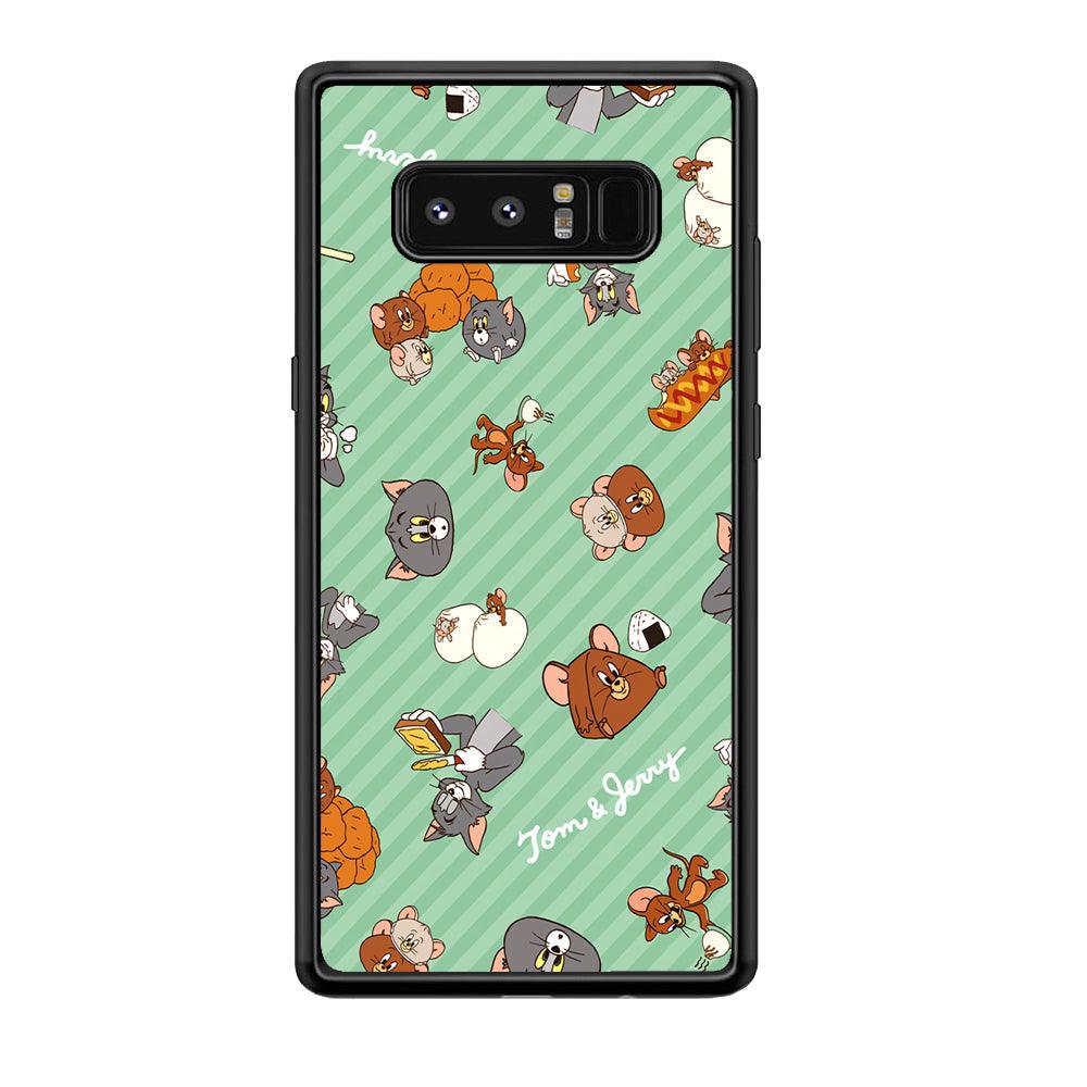 Tom and Jerry Food Imagination Samsung Galaxy Note 8 Case-Oxvistore