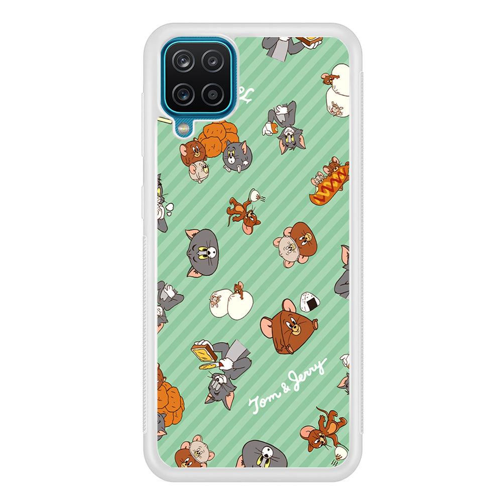 Tom and Jerry Food Imagination Samsung Galaxy A12 Case-Oxvistore