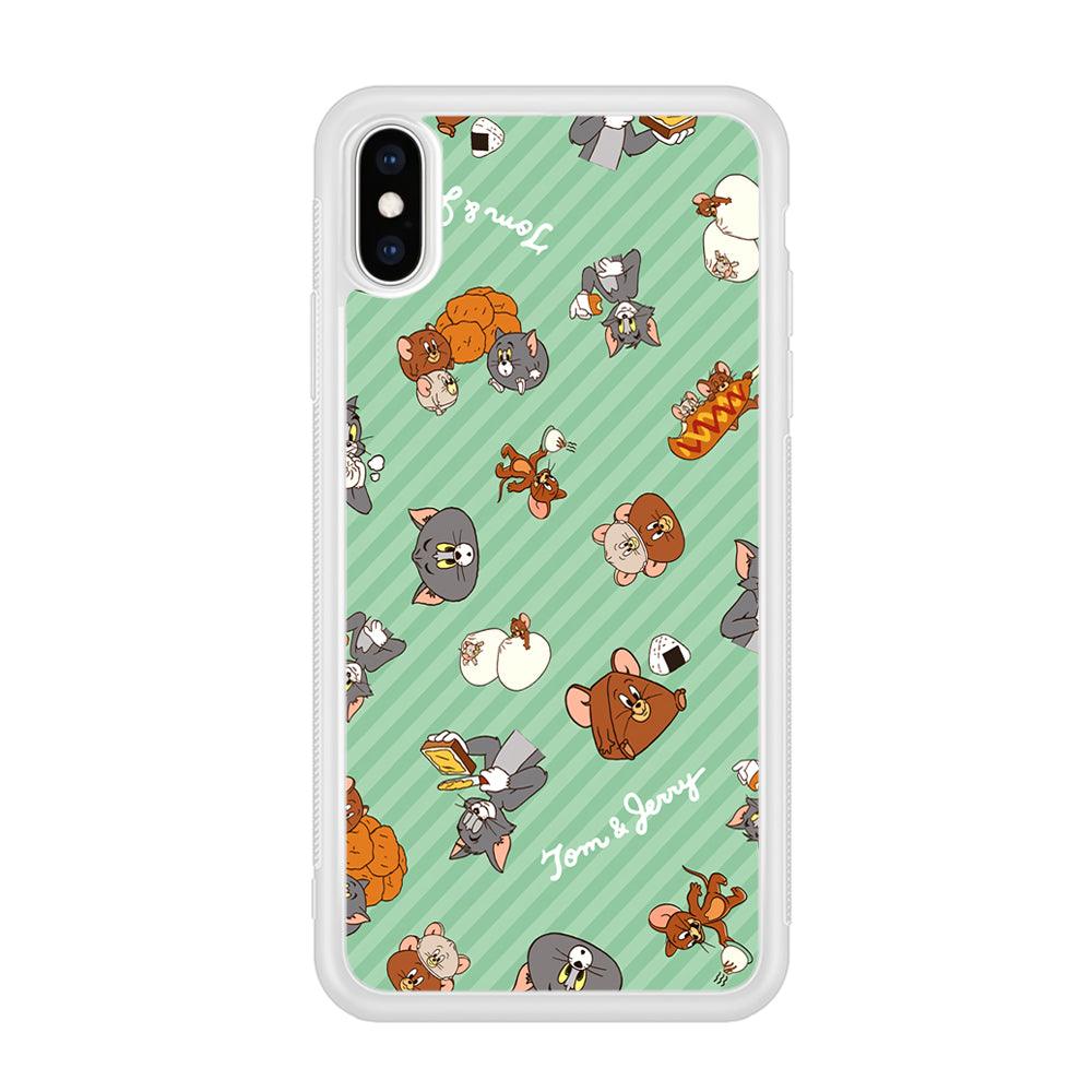 Tom and Jerry Food Imagination iPhone X Case-Oxvistore