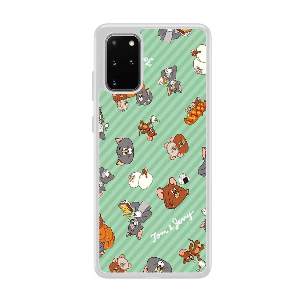 Tom and Jerry Food Imagination Samsung Galaxy S20 Plus Case-Oxvistore