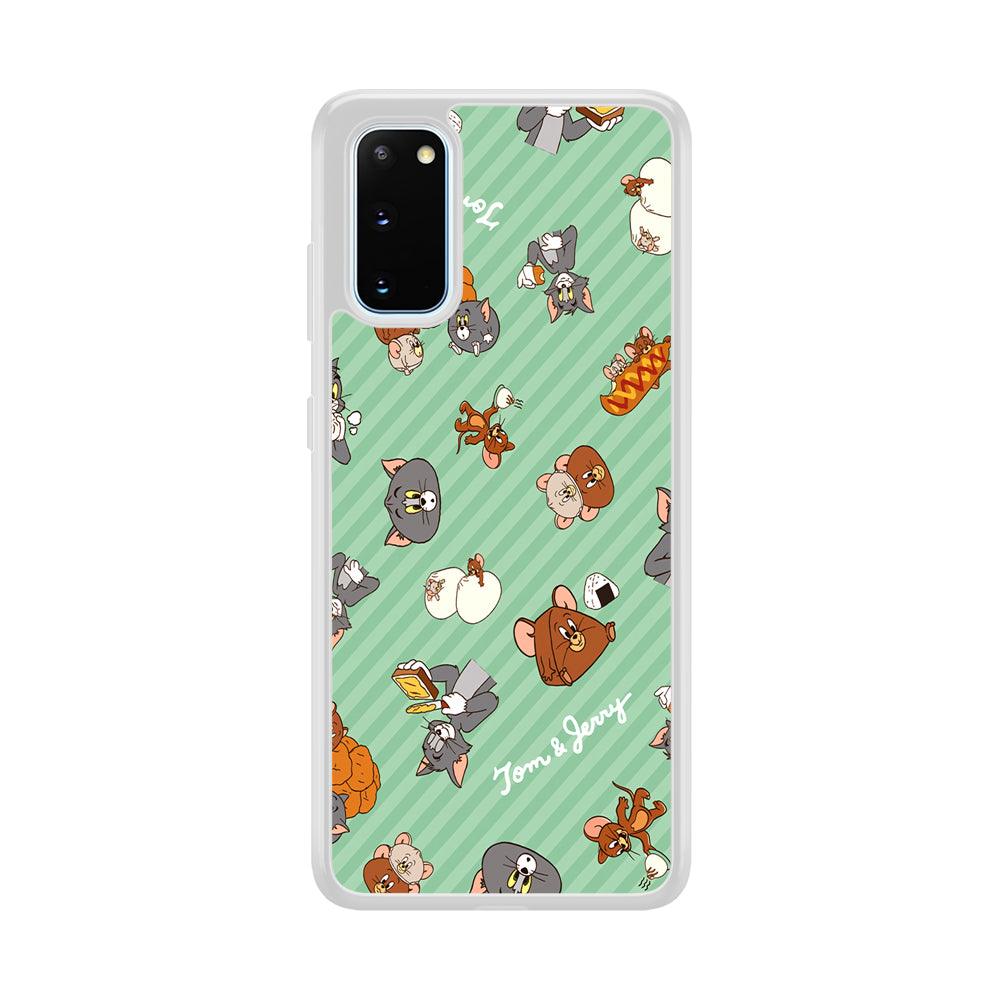 Tom and Jerry Food Imagination Samsung Galaxy S20 Case-Oxvistore