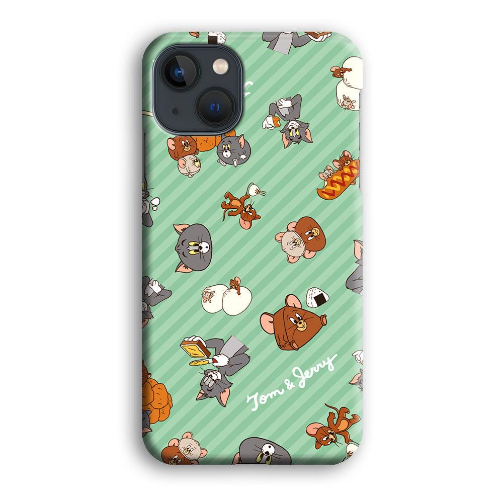 Tom and Jerry Food Imagination iPhone 15 Case-Oxvistore