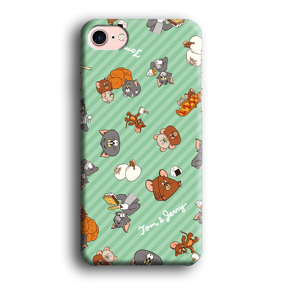 Tom and Jerry Food Imagination iPhone 8 Case-Oxvistore