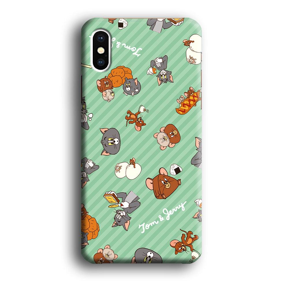 Tom and Jerry Food Imagination iPhone X Case-Oxvistore