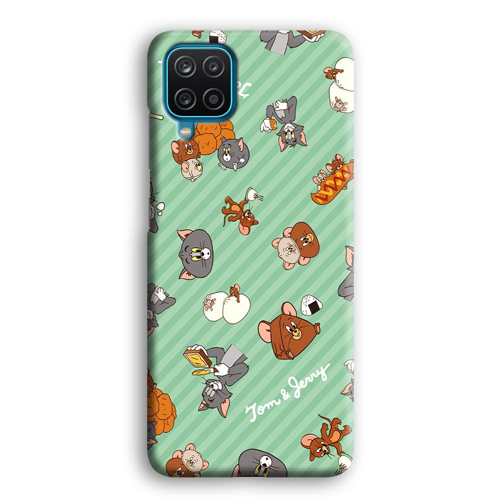 Tom and Jerry Food Imagination Samsung Galaxy A12 Case-Oxvistore