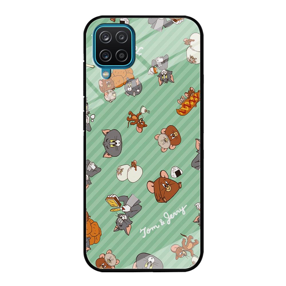 Tom and Jerry Food Imagination Samsung Galaxy A12 Case-Oxvistore