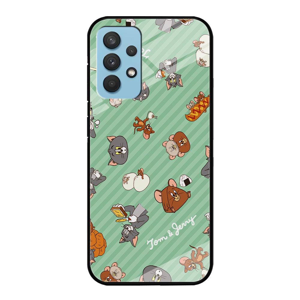 Tom and Jerry Food Imagination Samsung Galaxy A32 Case-Oxvistore