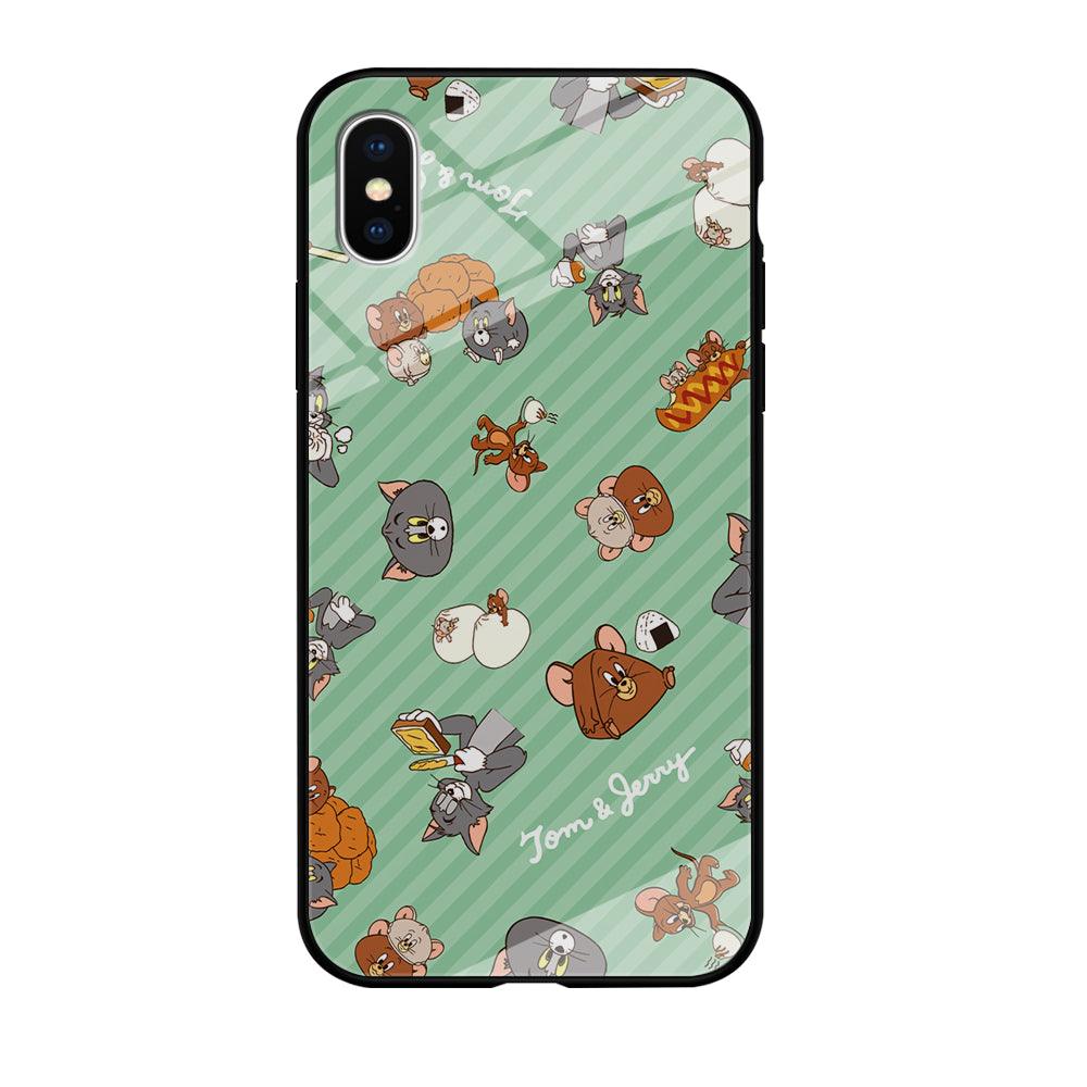 Tom and Jerry Food Imagination iPhone X Case-Oxvistore