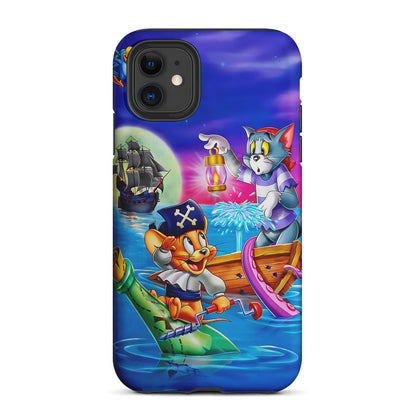 Tom and Jerry Pirates 2 in 1 Tough Phone Case