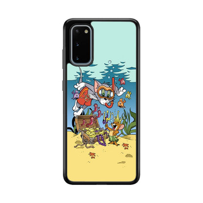 Tom and Jerry The King of The Sea Samsung Galaxy S20 Case-Oxvistore