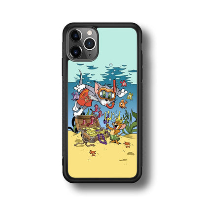 Tom and Jerry The King of The Sea iPhone 11 Pro Case-Oxvistore