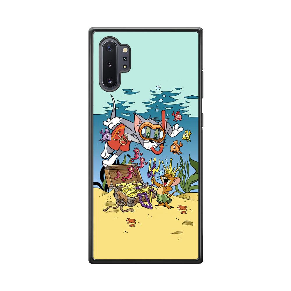 Tom and Jerry The King of The Sea Samsung Galaxy Note 10 Plus Case-Oxvistore