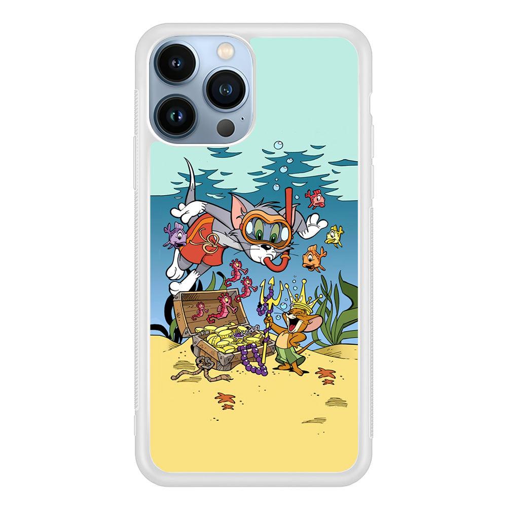 Tom and Jerry The King of The Sea iPhone 13 Pro Case-Oxvistore